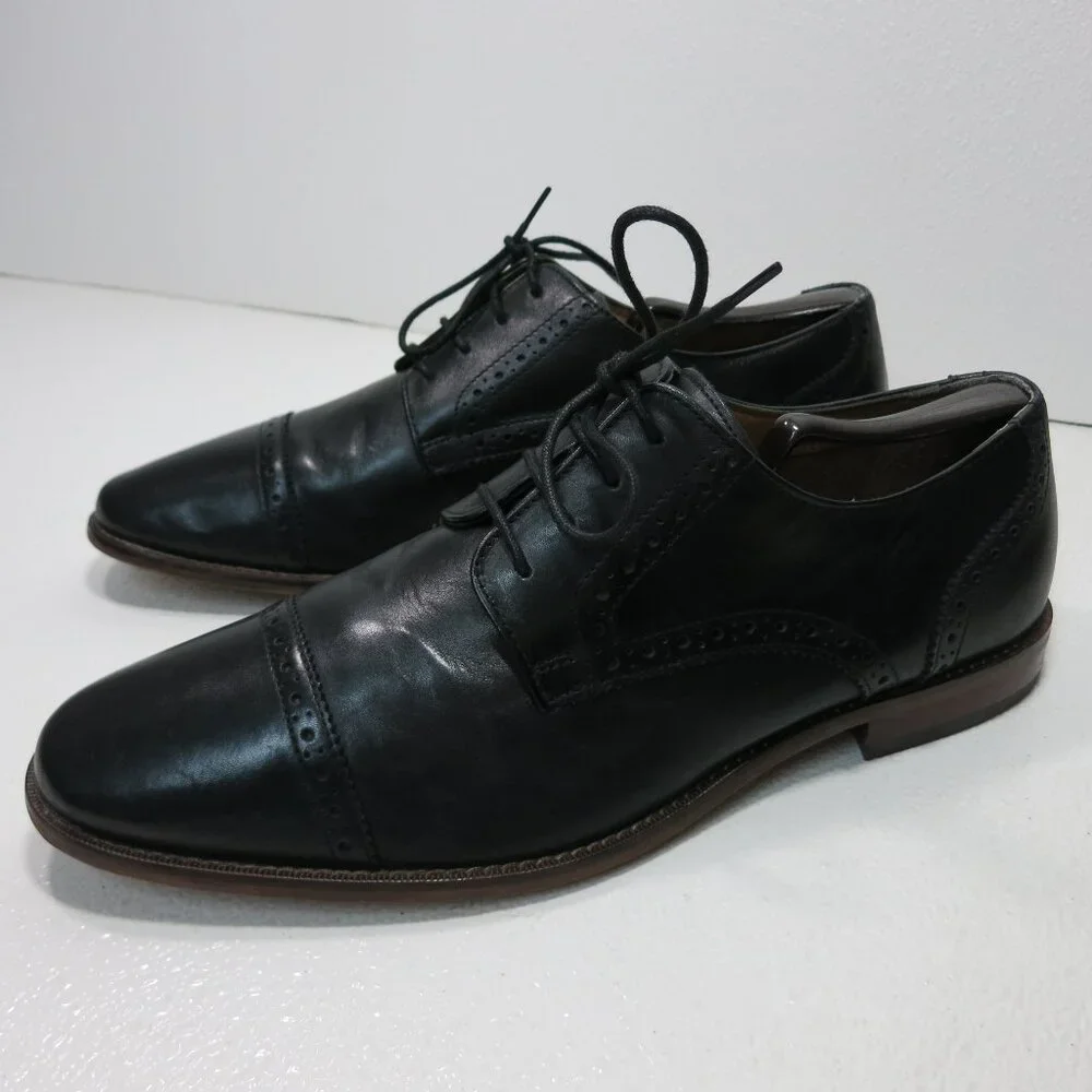 Florsheim Macy's Leather Dress Oxfords Men's Footwear Formal Shoes Derby 12 D